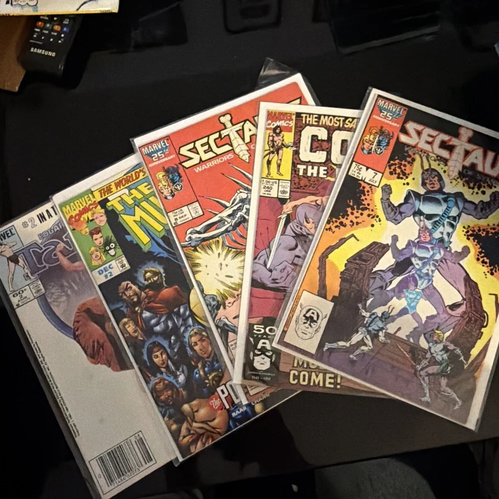 70 Vintage Comic Lot Marvel X-man Sectaurs Alpha Flight Luke Cage Fallen Angels